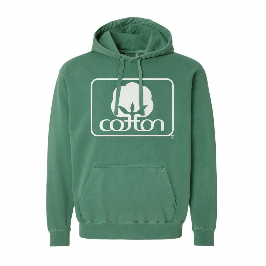 Seal of Cotton Light Green Hoodie