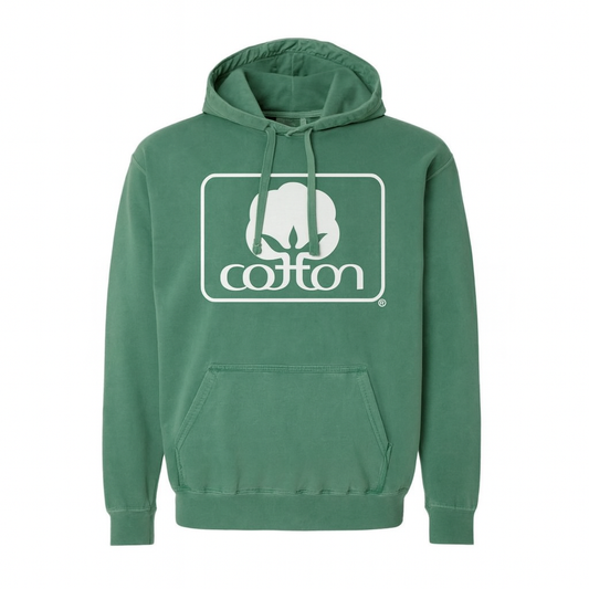Seal of Cotton Light Green Hoodie