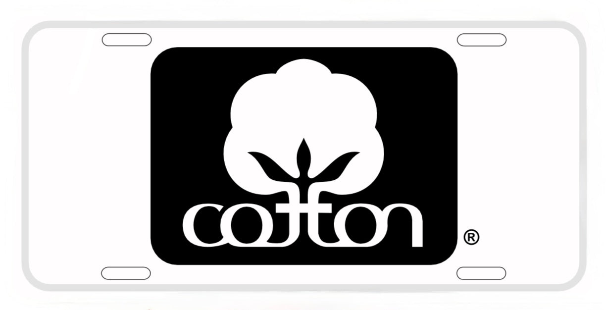 Classic Cotton License Plate