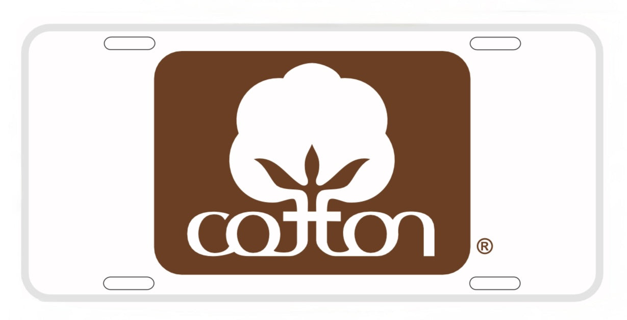 Classic Cotton License Plate