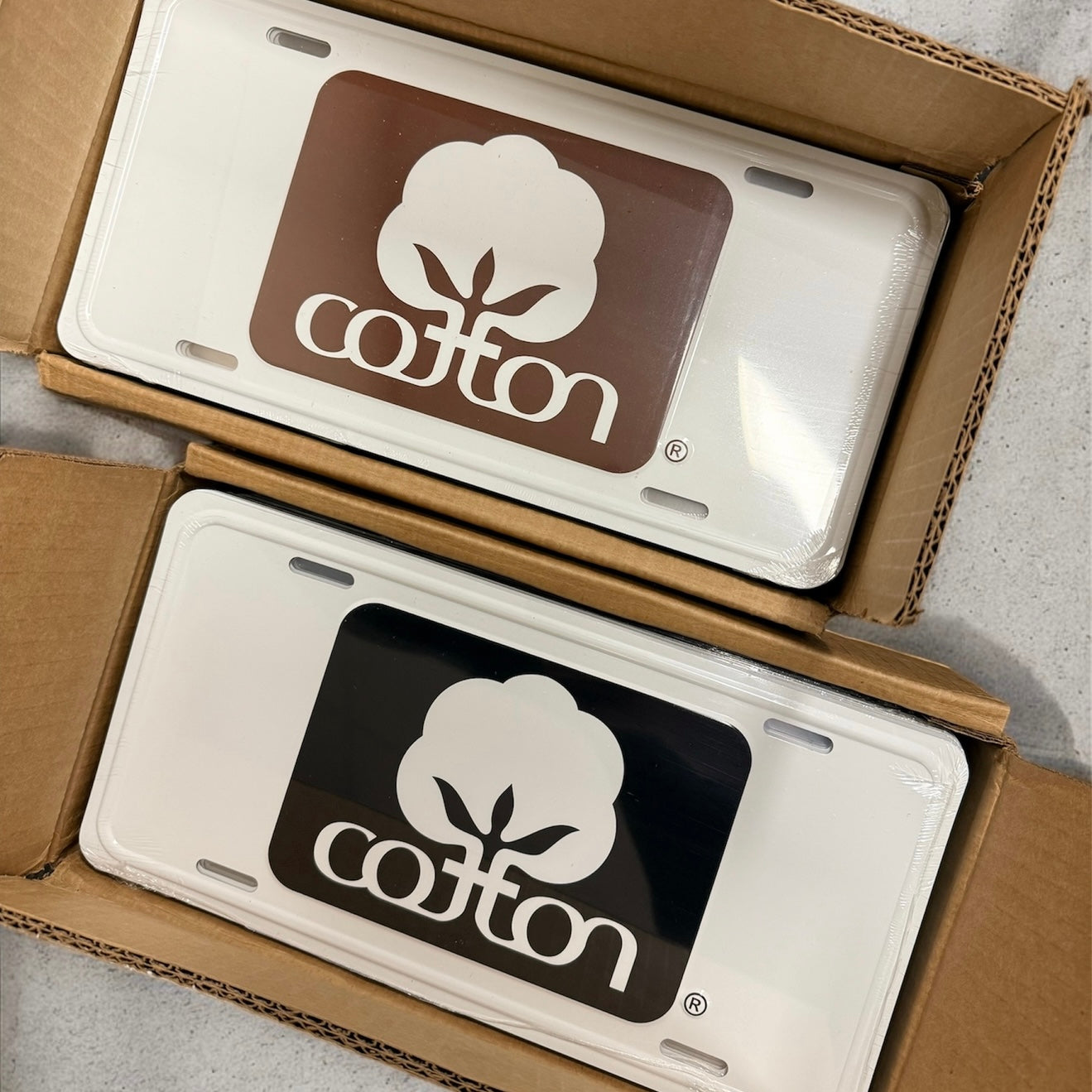 Classic Cotton License Plate