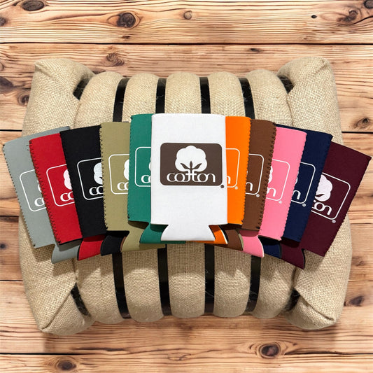 Seal of Cotton Slim Can Koozie