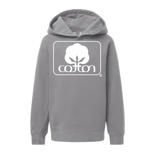 Seal of Cotton Grey Youth Hoodie