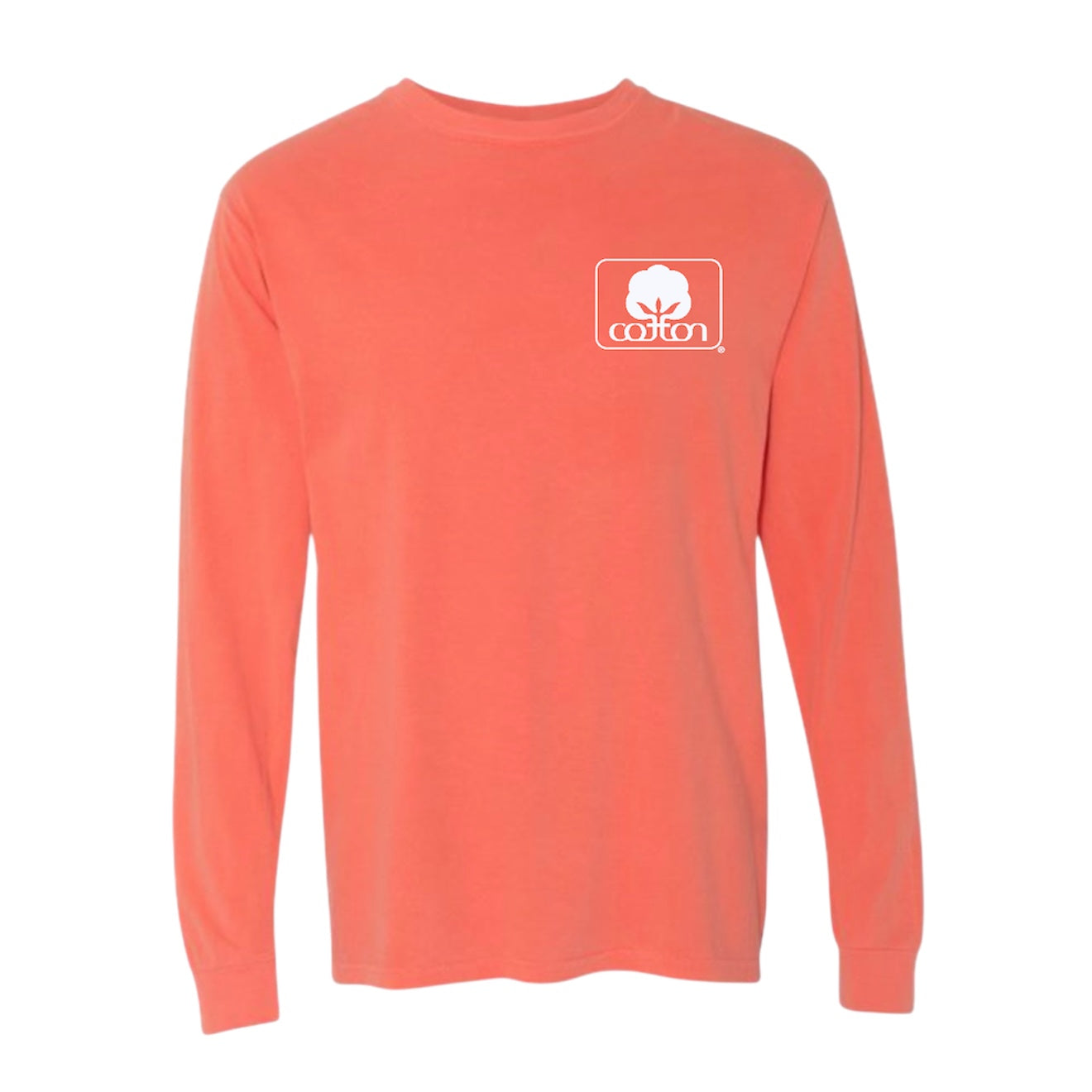 Bright Salmon Long Sleeve T-Shirt