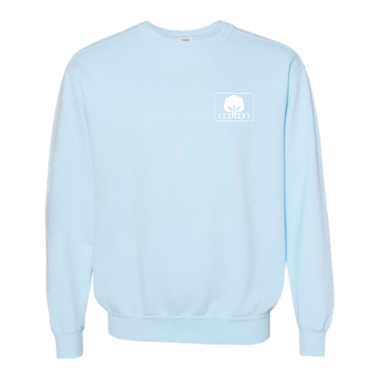 Seal of Cotton Chambray Sweatshirt