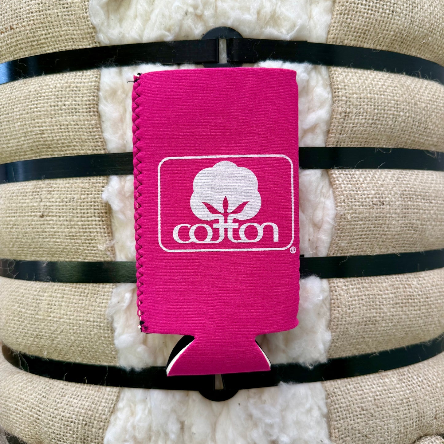Seal of Cotton Slim Can Koozie
