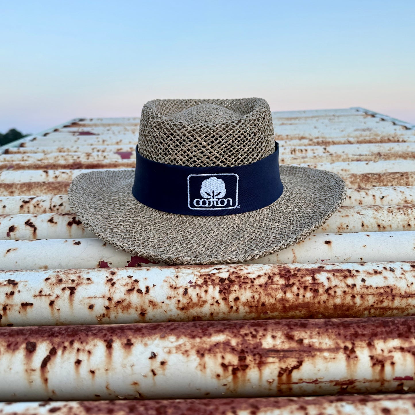 Seal of Cotton Straw Hat PREORDER