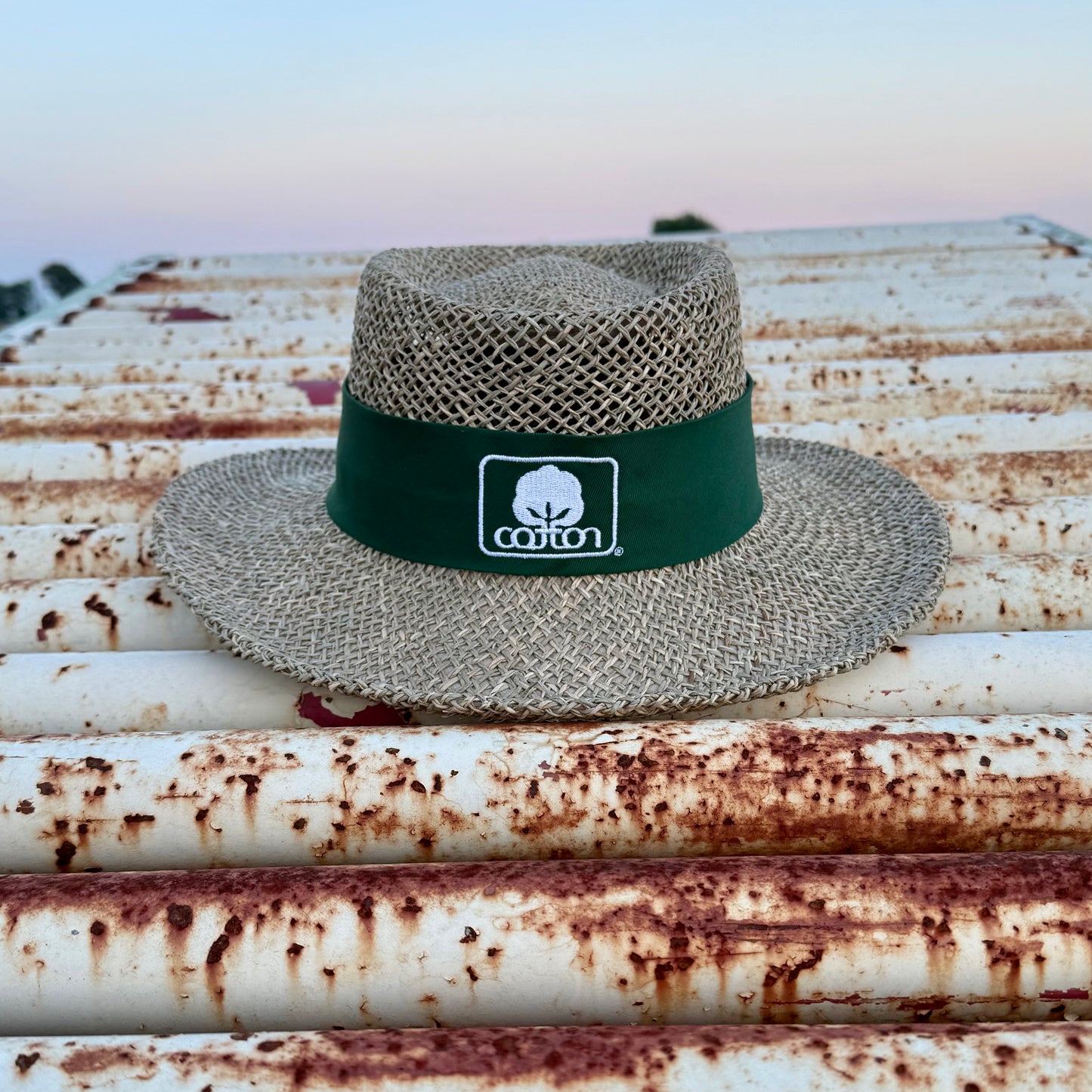 Seal of Cotton Straw Hat PREORDER