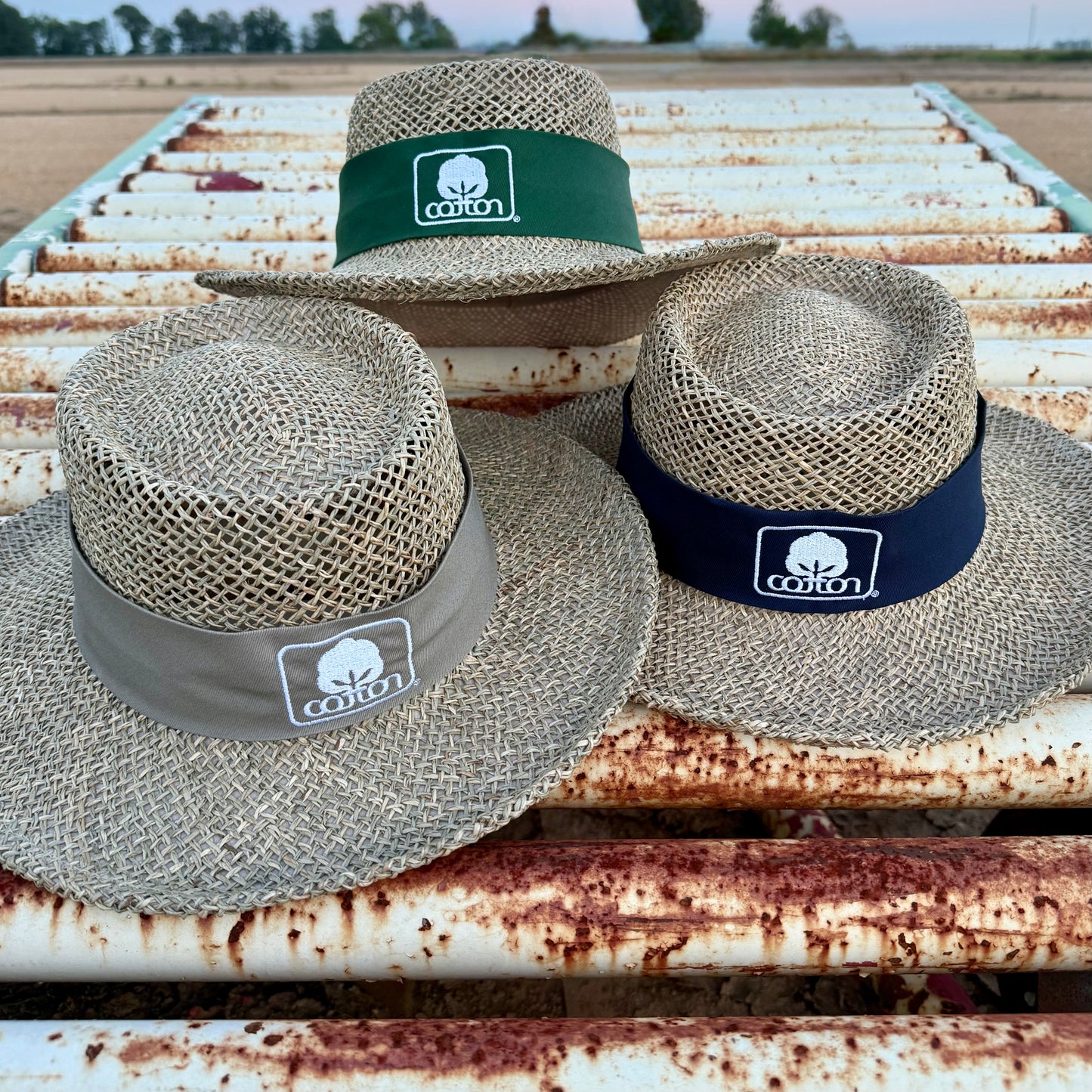 Seal of Cotton Straw Hat PREORDER