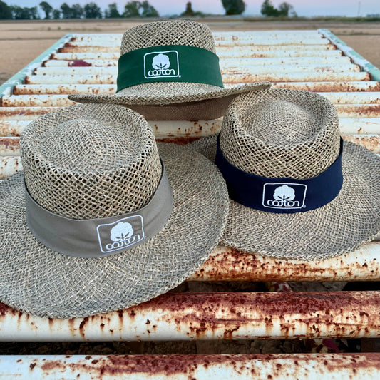 Seal of Cotton Straw Hat