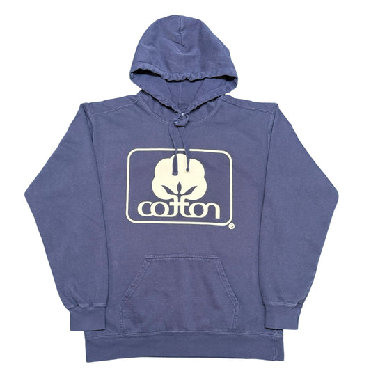 Seal of Cotton Hoodie - Navy