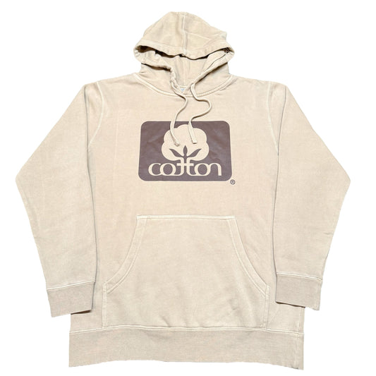 Seal of Cotton Hoodie - Tan